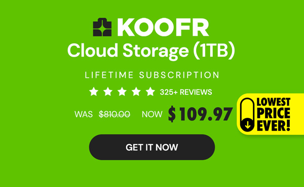 Koofr Cloud Storage: Lifetime Subscription (1TB)