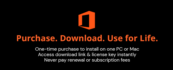 Microsoft Office 2019 for Windows or Mac