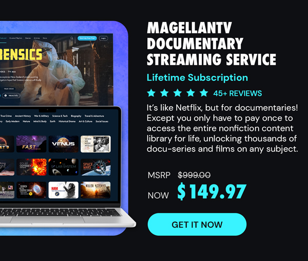MagellanTV Documentary Streaming Service: Lifetime Subscription