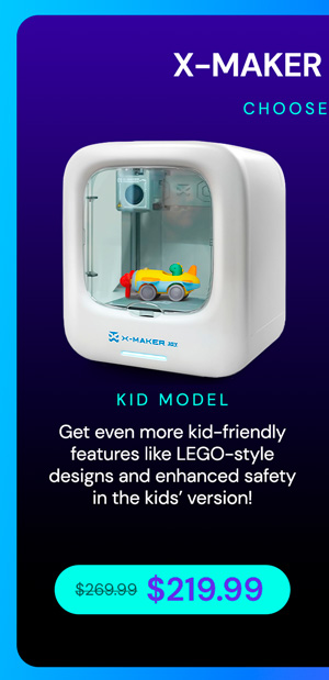 X-Maker Joy Smart 3D Printer for Kids and Beginners