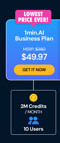1minAI: Lifetime Subscription (Business Plan)