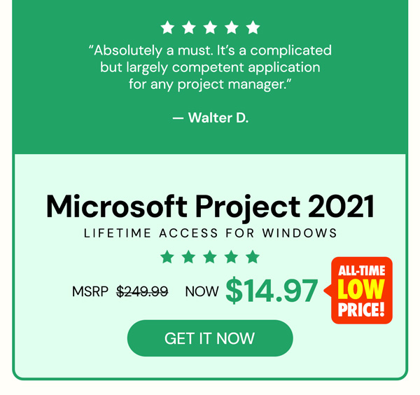 Microsoft Project 2021 Professional: Lifetime License for Windows