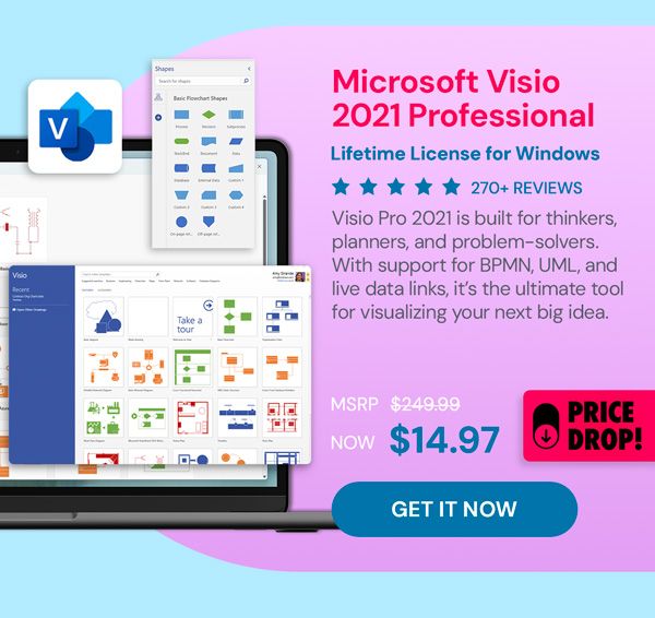 Microsoft Visio 2021 Professional: Lifetime License for Windows