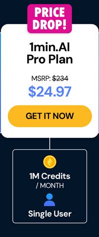 1minAI: Lifetime Subscription