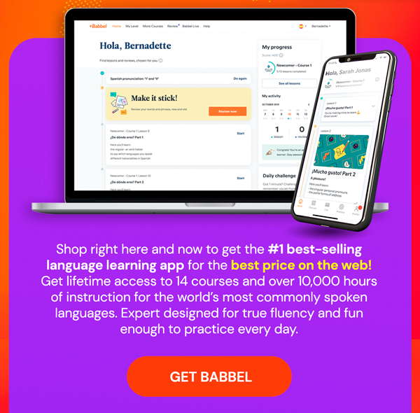 Babbel Language Learning: Lifetime Subscription (All Languages)