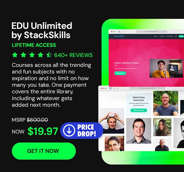 EDU Unlimited by StackSkills: Lifetime Access