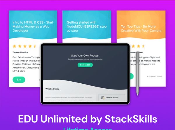 EDU Unlimited by StackSkills: Lifetime Access