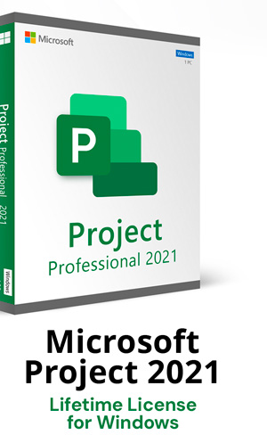 Microsoft Project 2021 Professional: Lifetime License for Windows