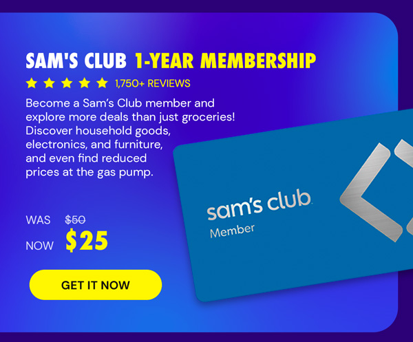 Sam's Club 1-Year Membership with Auto-Renew!