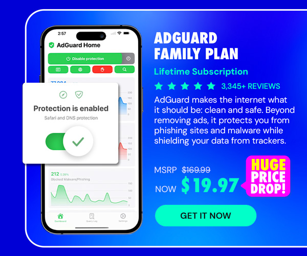 AdGuard Family Plan: Lifetime Subscription