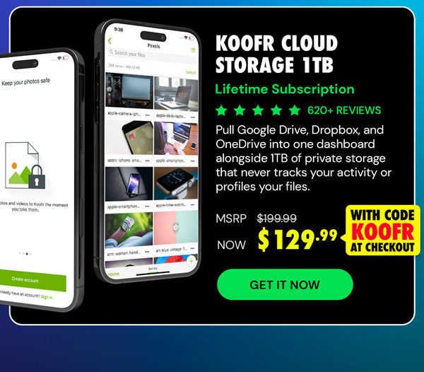 Koofr Cloud Storage: Lifetime Subscription (1TB)