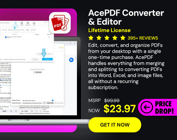 AcePDF Converter & Editor: Lifetime License