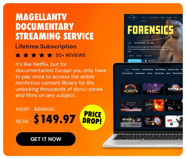 MagellanTV Documentary Streaming Service: Lifetime Subscription