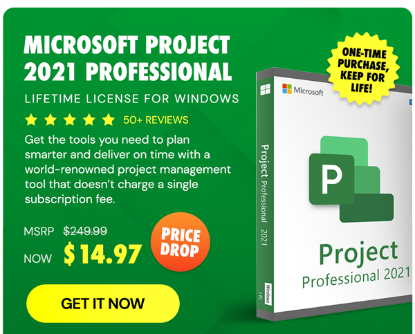 Microsoft Project 2021 Professional: Lifetime License for Windows