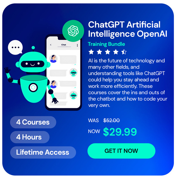 The Complete ChatGPT Artificial Intelligence OpenAI Training Bundle