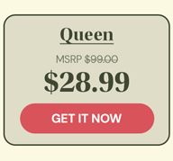 4 Piece Bamboo Blend Waffle Hem Sheet Set | Queen