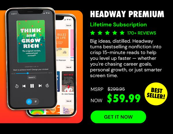 Headway Premium: Lifetime Subscription