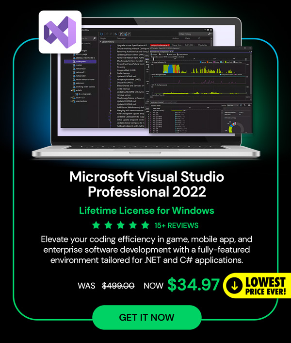 Microsoft Visual Studio Professional 2022 for Windows