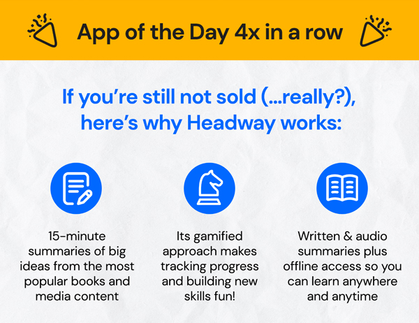 Headway Premium: Lifetime Subscription