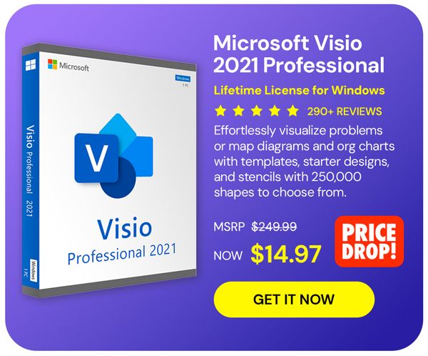 Microsoft Visio 2021 Professional: Lifetime License for Windows