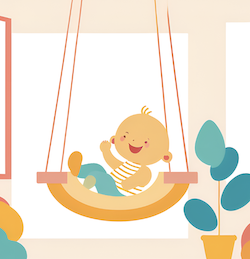 Baby swings aren’t a free babysitter