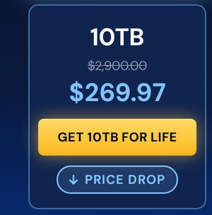 Internxt Cloud Storage Lifetime Subscription: 10TB Plan