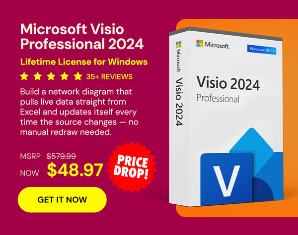 Microsoft Visio Professional 2024: Lifetime License for Windows