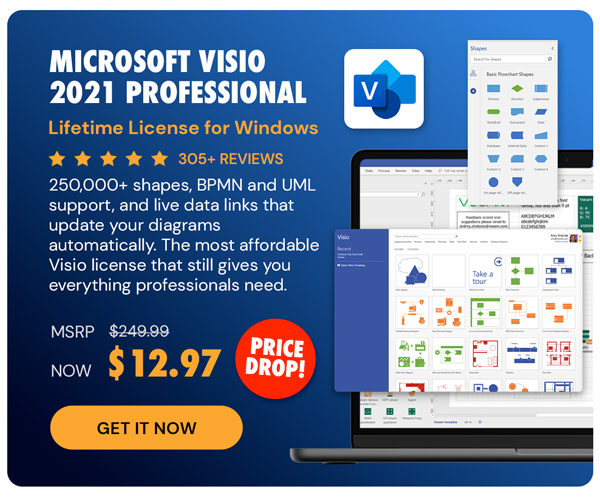 Microsoft Visio 2021 Professional: Lifetime License for Windows