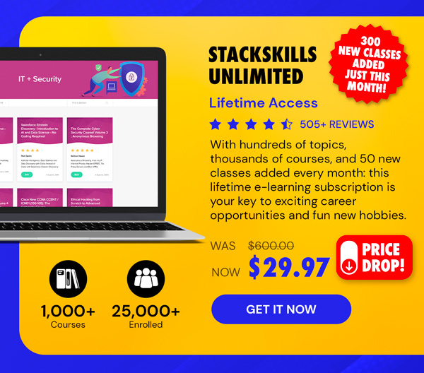 StackSkills Unlimited: Lifetime Access