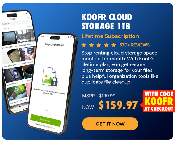 Koofr Cloud Storage: Lifetime Subscription (1TB)