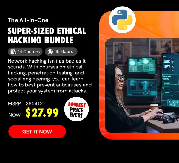 The All-in-One Super-Sized Ethical Hacking Bundle