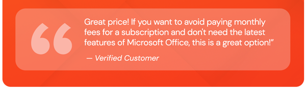 Microsoft Office for Windows or Mac: Lifetime License