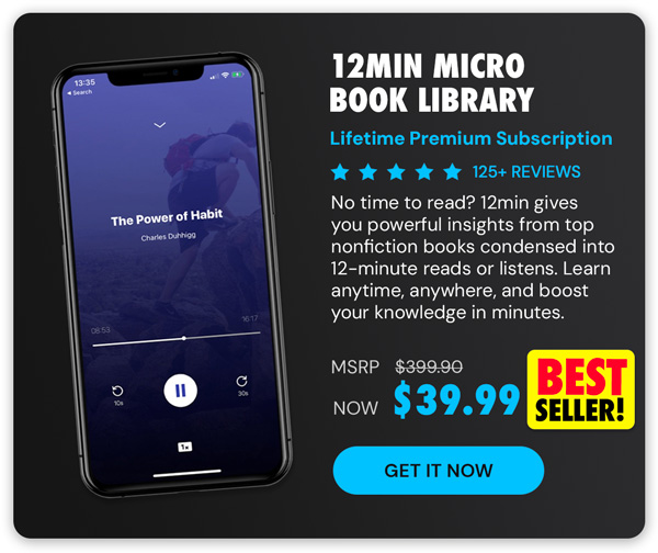 12min Micro Book Library: Lifetime Premium Subscription