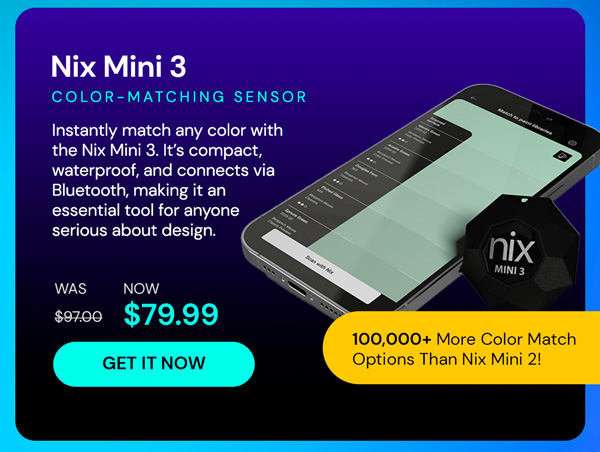 Nix Mini 3 - The #1 Color Sensor For Designers, Contractors, Architects, And Homeowners