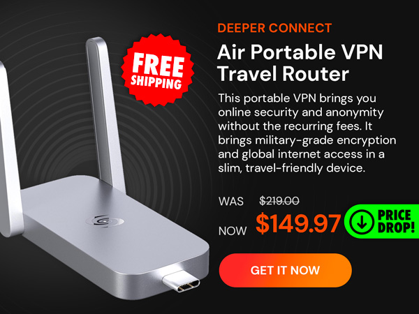 Deeper Connect Air Portable VPN Travel Router