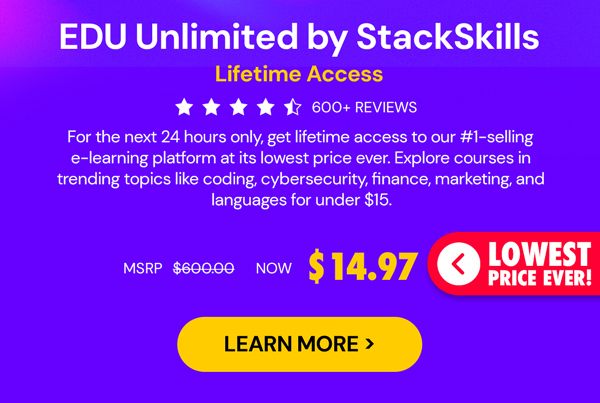 StackSkills Unlimited: Lifetime Access