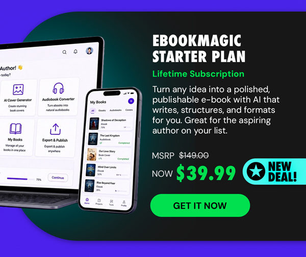 EbookMagic Starter Plan: Lifetime Subscription