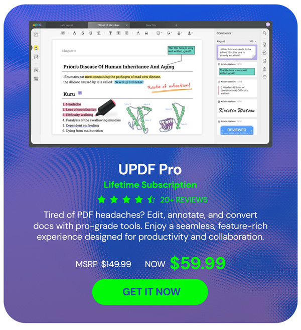 UPDF Pro: Lifetime Subscription