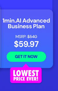 1minAI Advanced Business Plan Lifetime Subscription