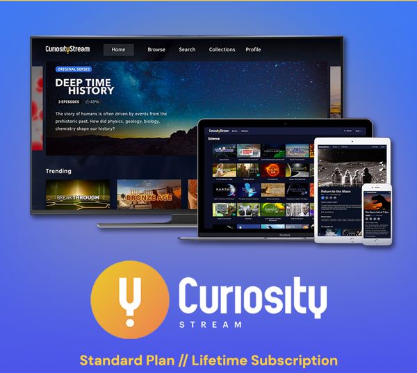 Curiosity Stream Standard Plan: Lifetime Subscription
