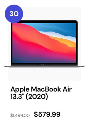 Apple MacBook Air 13.3" (2020) M1 MGN63LL/A 8GB RAM 256GB SSD Space Gray (Refurbished)