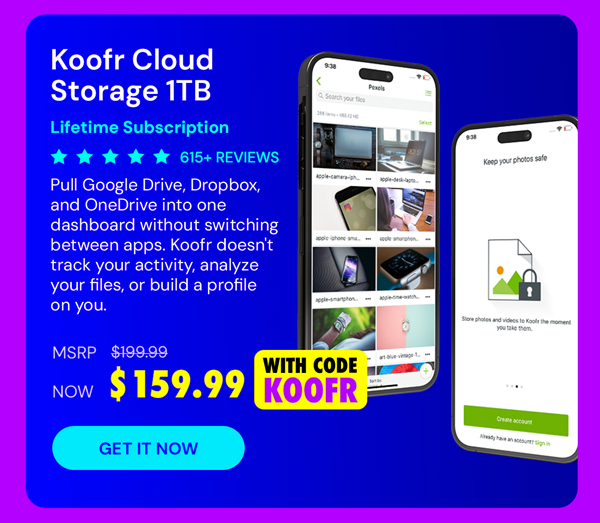 Koofr Cloud Storage: Lifetime Subscription (1TB)