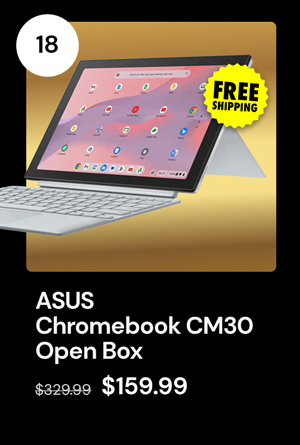 ASUS Chromebook CM30 Detachable Touchscreen 8GB RAM 128GB eMMC (Open Box)