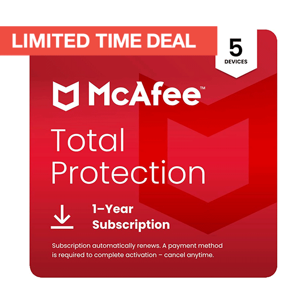 McAfee Total Protection 5-Device