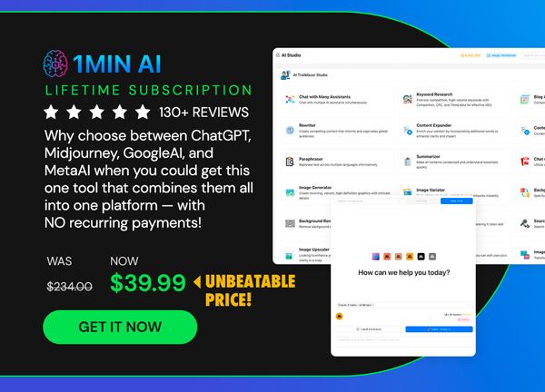 1minAI: Lifetime Subscription