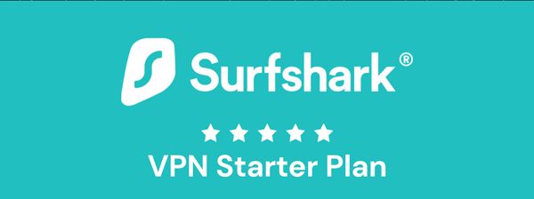 SurfShark VPN Starter Plan: 2-Yr Subscription