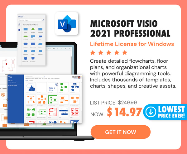 Microsoft Visio 2021 Professional: Lifetime License for Windows