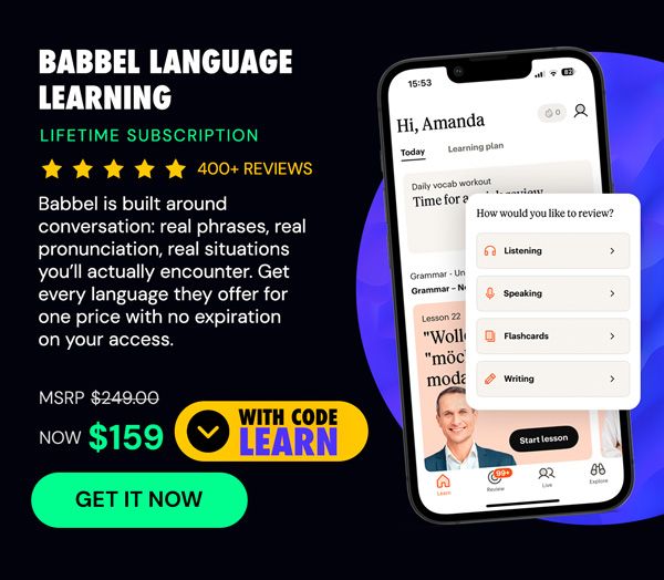 Babbel Language Learning: Lifetime Subscription (All Languages)