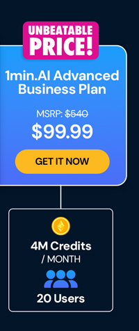 1minAI Advanced Business Plan Lifetime Subscription