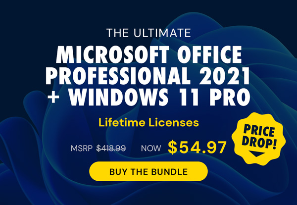 The Ultimate Microsoft Office Professional 2021 for Windows: Lifetime License + Windows 11 Pro Bundle